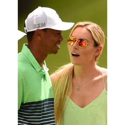 Lindsey Vonn & Tiger Woods mit Kids am Golfplatz