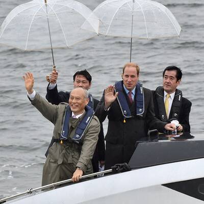 Prinz William in Japan