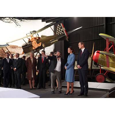 Herzogin Kate & Prinz William in Neuseeland begrüßt