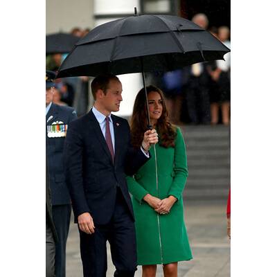 Herzogin Kate, Prinz William & Baby George: Abschied von Australien