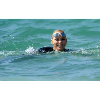 Fürstin Charlène in ihrem Element