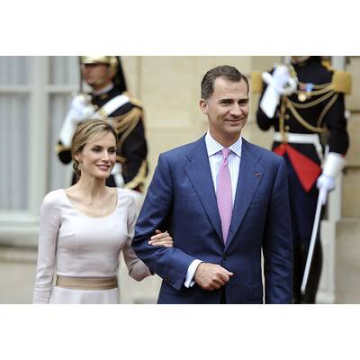 Königin Letizia & König Felipe in Paris