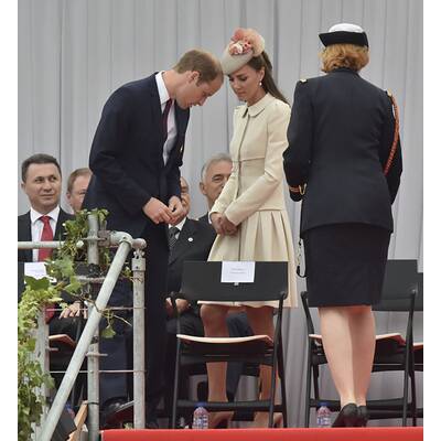 Herzogin Kate & Prinz William: Gedenkfeier in Belgien
