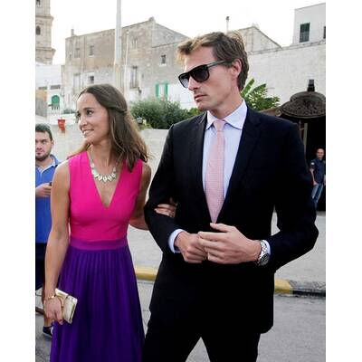 Pippa Middleton & Prinz Harry bei italienischer Hochzeit