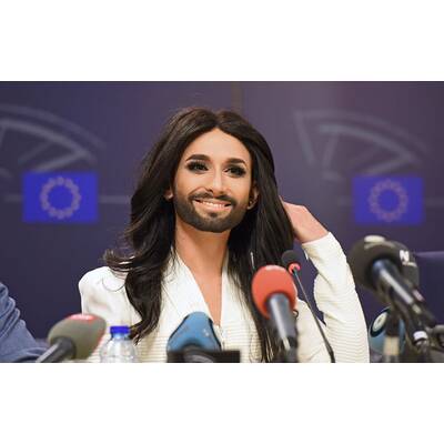 Conchita Wurst: Pressekonferenz im EU-Parlament