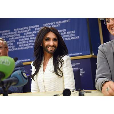 Conchita Wurst: Pressekonferenz im EU-Parlament