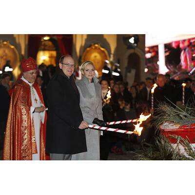 Charlène und Albert in love