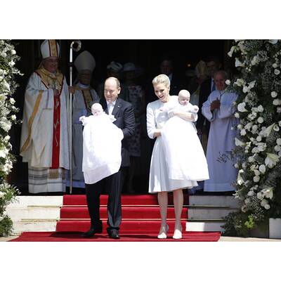 Zwillings-Taufe in Monaco