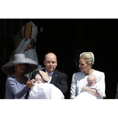 Zwillings-Taufe in Monaco