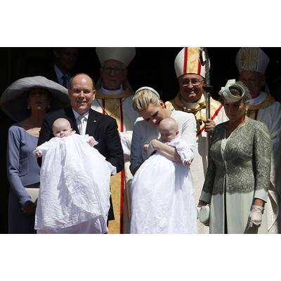 Zwillings-Taufe in Monaco