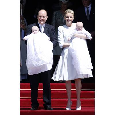 Zwillings-Taufe in Monaco