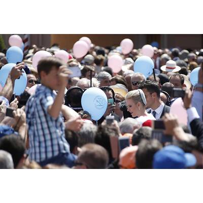 Zwillings-Taufe in Monaco