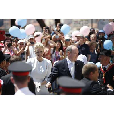 Zwillings-Taufe in Monaco