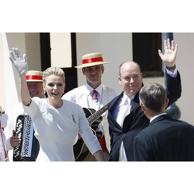 Zwillings-Taufe in Monaco