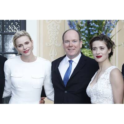 Fürstin Charlène & Albert laden zur Cocktailparty