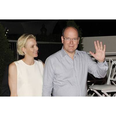 Charlène & Albert feiern mit Robbie Williams