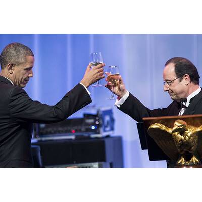 Die Stars mit Präsident Obama beim Staatsdinner