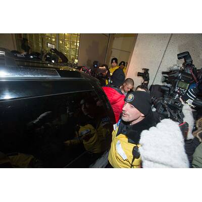 Justin Bieber auf der Polizeiwache