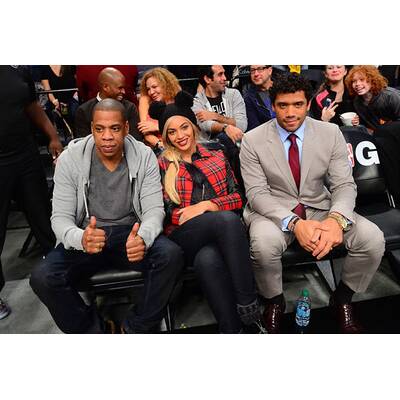 Beyoncé & Jay Z bei Basketball-Spiel