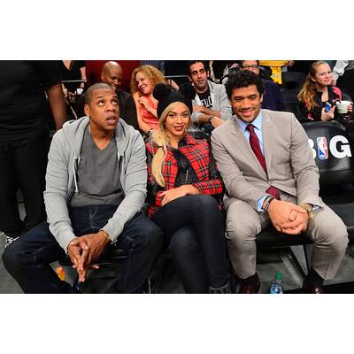 Beyoncé & Jay Z bei Basketball-Spiel