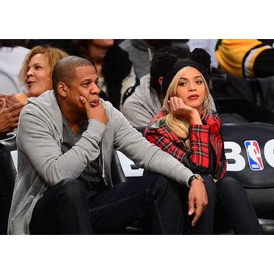Beyoncé & Jay Z bei Basketball-Spiel