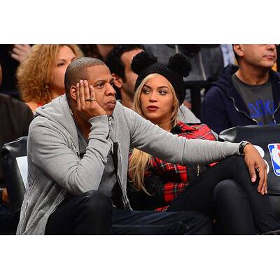 Beyoncé & Jay Z bei Basketball-Spiel