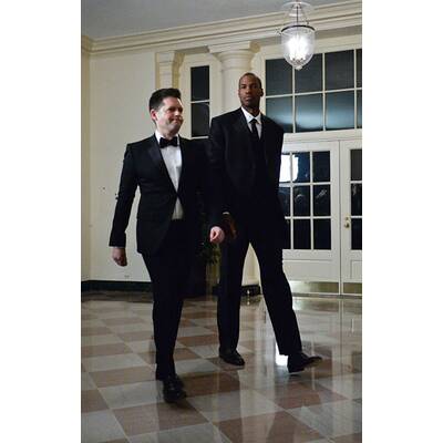 Die Stars mit Präsident Obama beim Staatsdinner