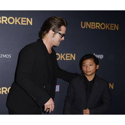 Brad Pitt, Maddox, Pax und Shiloh springen für Angelina Jolie ein