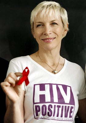 AIDS-Aktivistin Annie Lennox