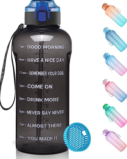 Mit einer Trinkflasche wird nicht so leicht auf das Wasser trinken vergessen.