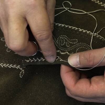 Der Aufbau ist voll im Gang