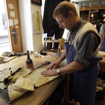 Der Aufbau ist voll im Gang