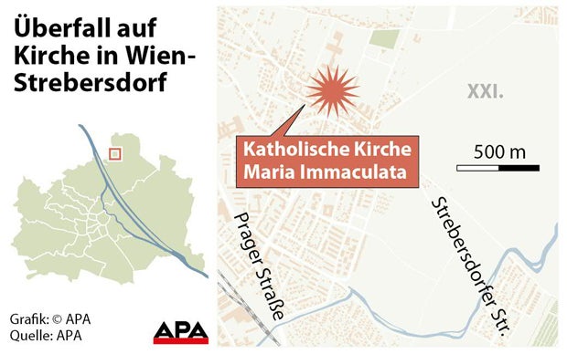 Kirche brutal überfallen: Verletzte, Tresor leergeräumt