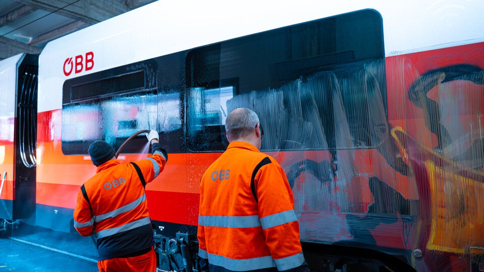 ÖBB-Geheimwaffe gegen Sprayer in Wien im Einsatz