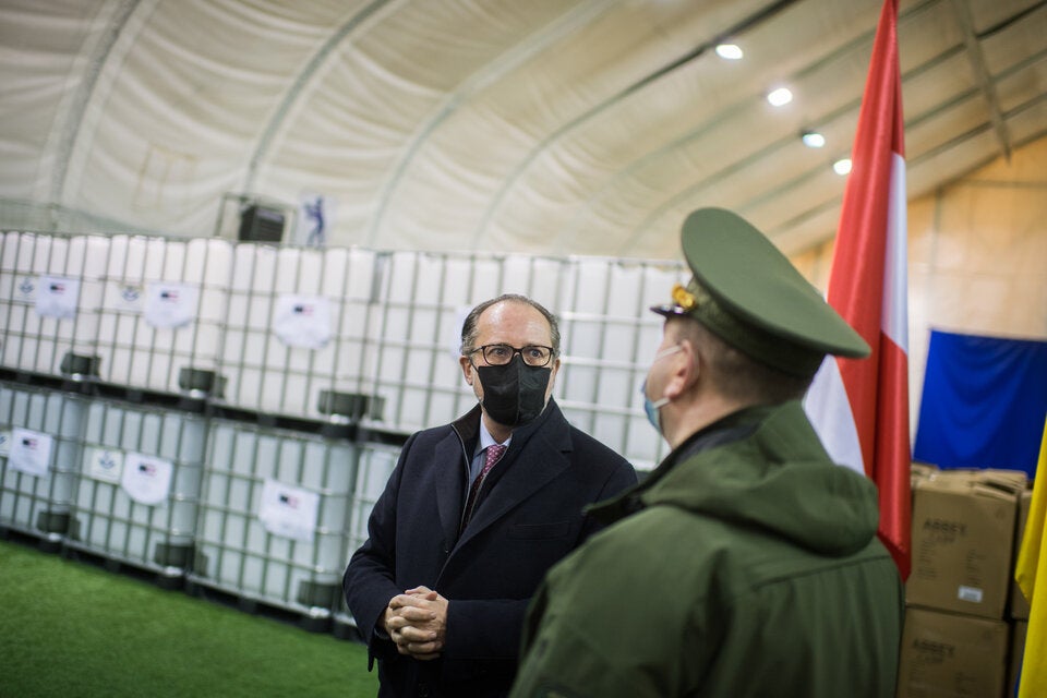 Schallenberg trifft ukrainischen Präsidenten