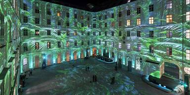 Fassade der alten Hauptpost wird zur KI-Kunstb&uuml;hne