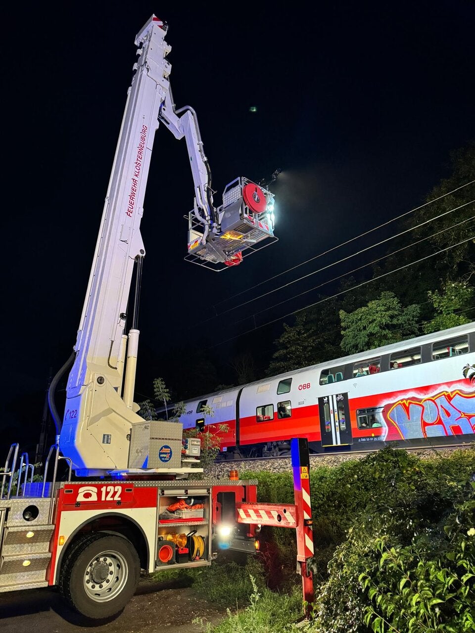 Unwetter Zug ebakuiert St. Andrä