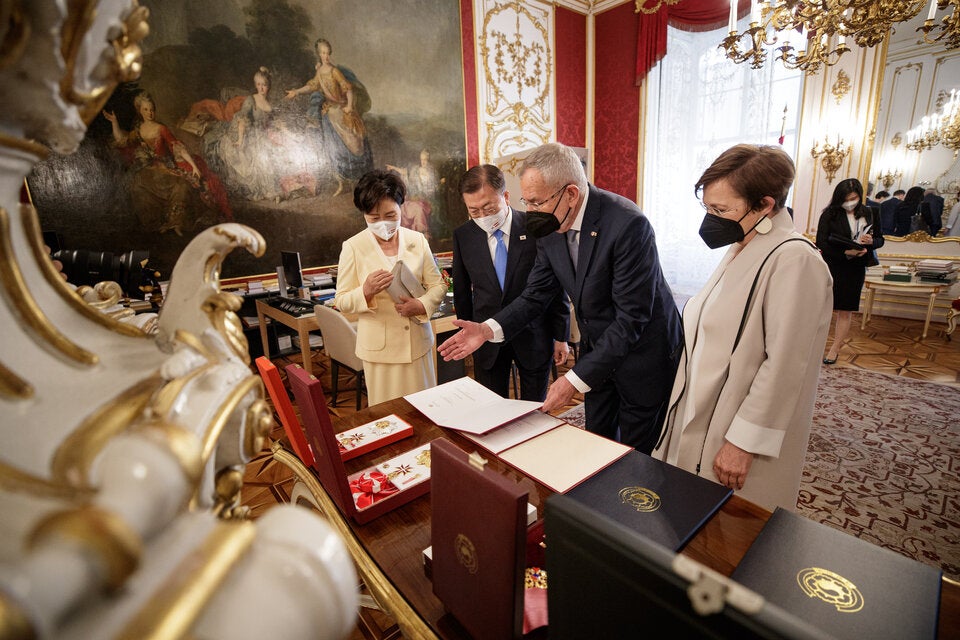 Südkoreas Präsident Moon in Wien