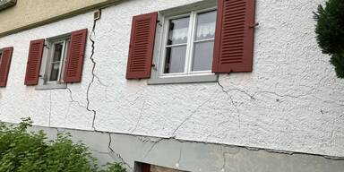 Hangrutsch in Vorarlberg: H&auml;user einsturzgef&auml;hrdet