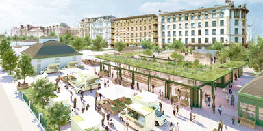 Buggy und Rollstuhl gegen Naschmarkt Neu