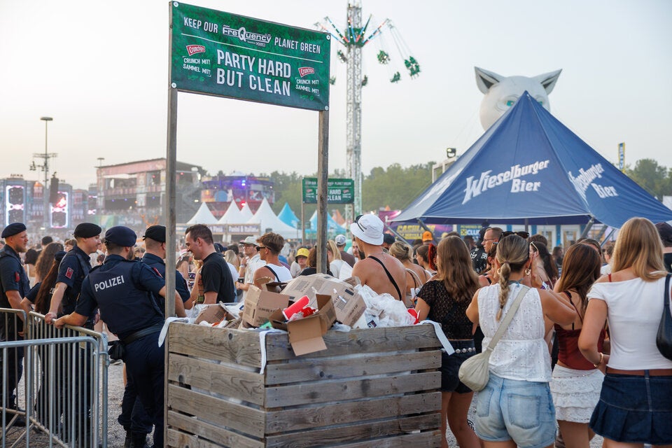 Müllbilanz am Frequency fällt überraschend positiv aus