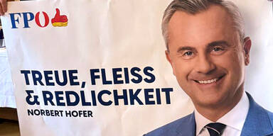 Norbert Hofer Wahlplakat