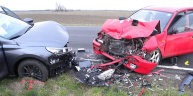 Frontalcrash Baden