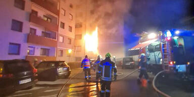 Brand in Traisen: Vier Verletzte, eine tote Frau