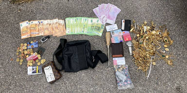 Trio stahl Bares und Schmuck im Wert von 200.000 Euro