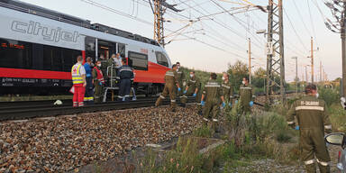 Tulln Zug Weiche defekt