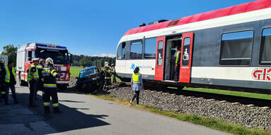 Pkw-Lenker bei Zusammensto&szlig; mit Zug bei Graz get&ouml;tet