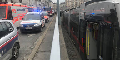 Stra&szlig;enbahn Crash Wien