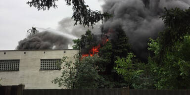 Brand Lagerhalle Wien-Favoriten