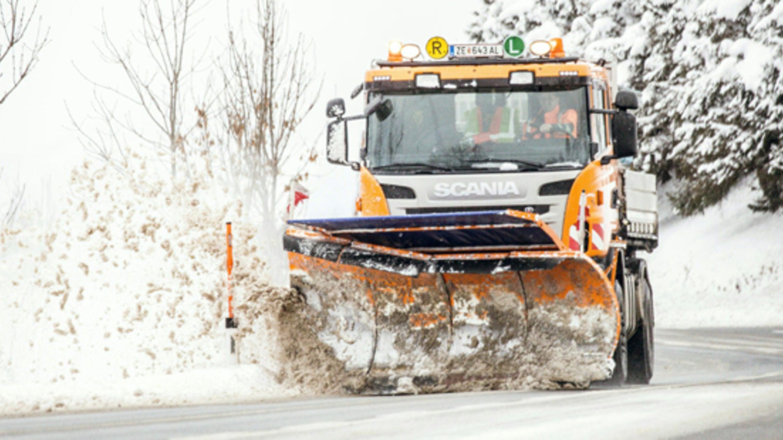 Hier fällt jetzt ein halber Meter Neuschnee Kép